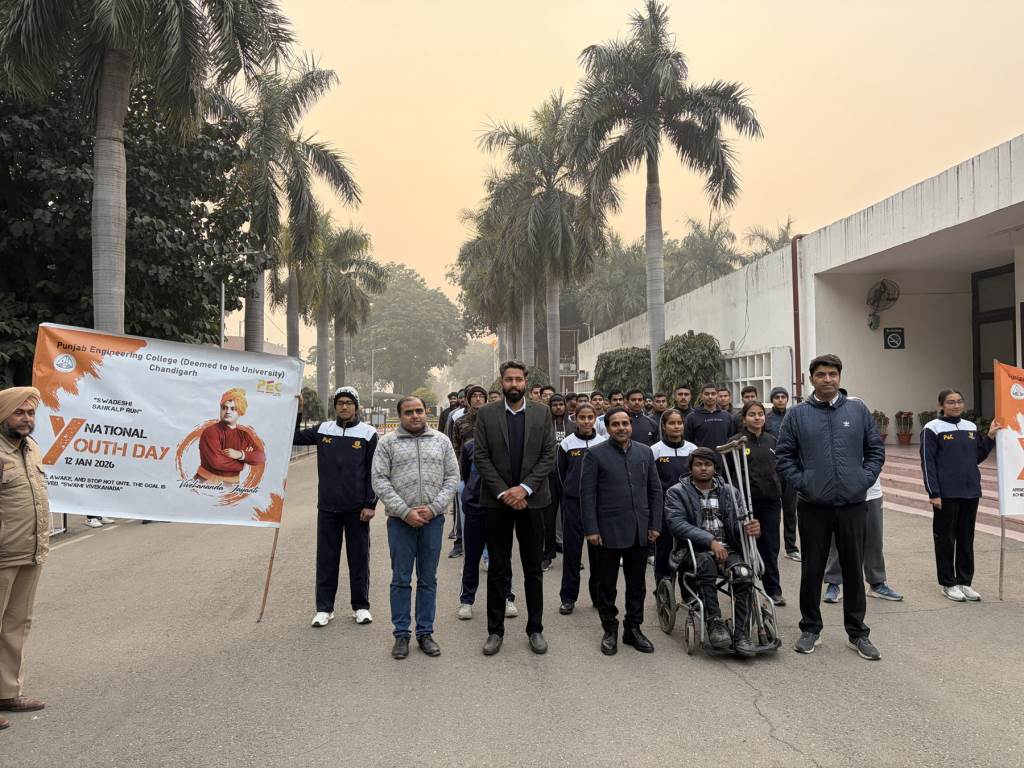 PEC Organises Run for Swadeshi to Mark National Youth Day
